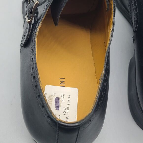 Magnanni  mens shoes Yuma Wingtip Double Strap Monk Brogue Black  US 14/ 47 NEW main image 11